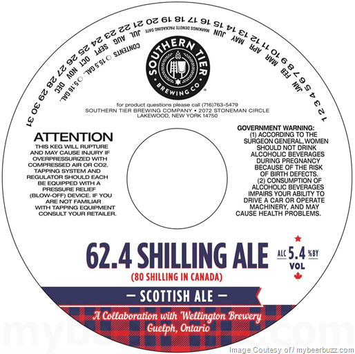 Southern Tier - 62.4 Shilling Ale