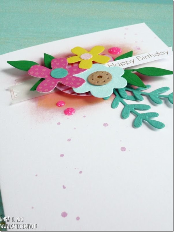 Floral banner Card