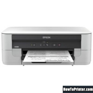 Reset Epson K201 printer with Epson resetter