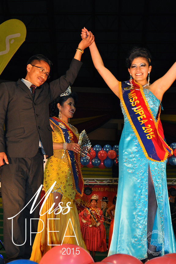 Se coronó a la Miss, Cholita y Ñusta de la UPEA 2015