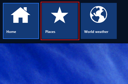 Windows 8, Windows 8.1, app meteo, previsioni, posizioni