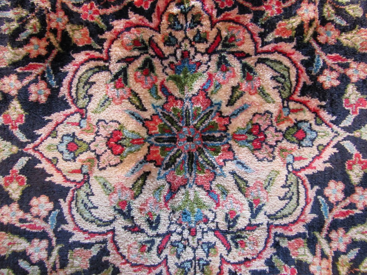 Circular Silk Area Rug