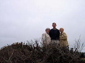 Mom, dad, and auntie Joe, 17 Mile Drive