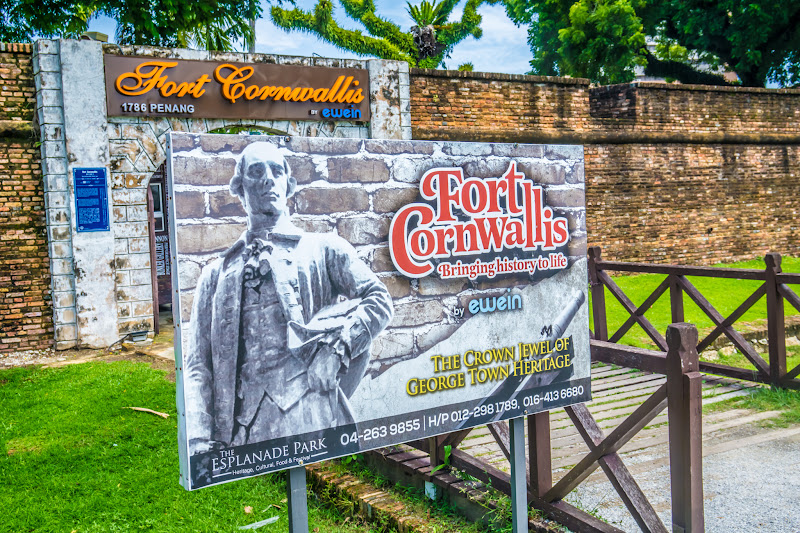 Penang George Town Fort Cornwallis1