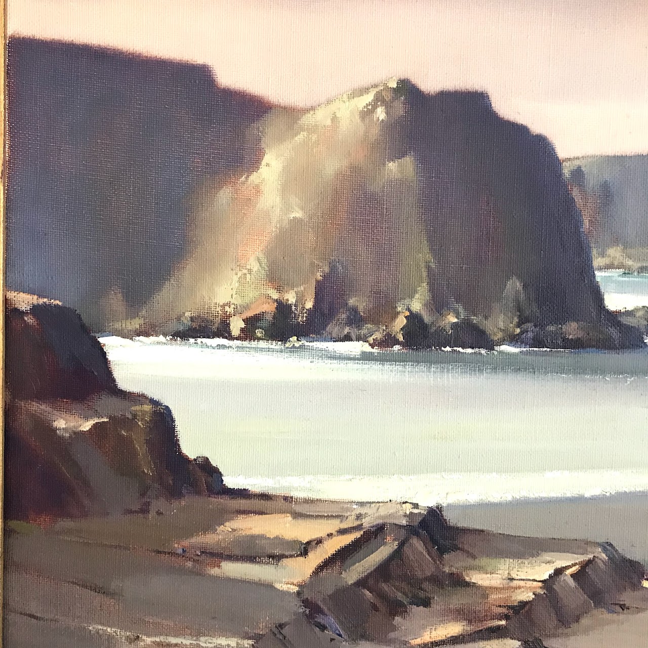 Arthur H. Twells Signed 'Diamond Rocks' Painting