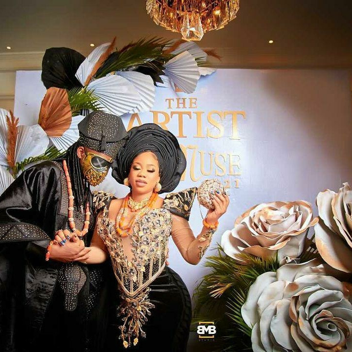 First photos and videos from Toyin Lawani's traditional wedding