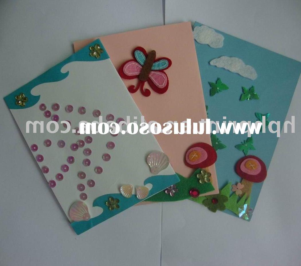 2011 Cute 3D craft greeting