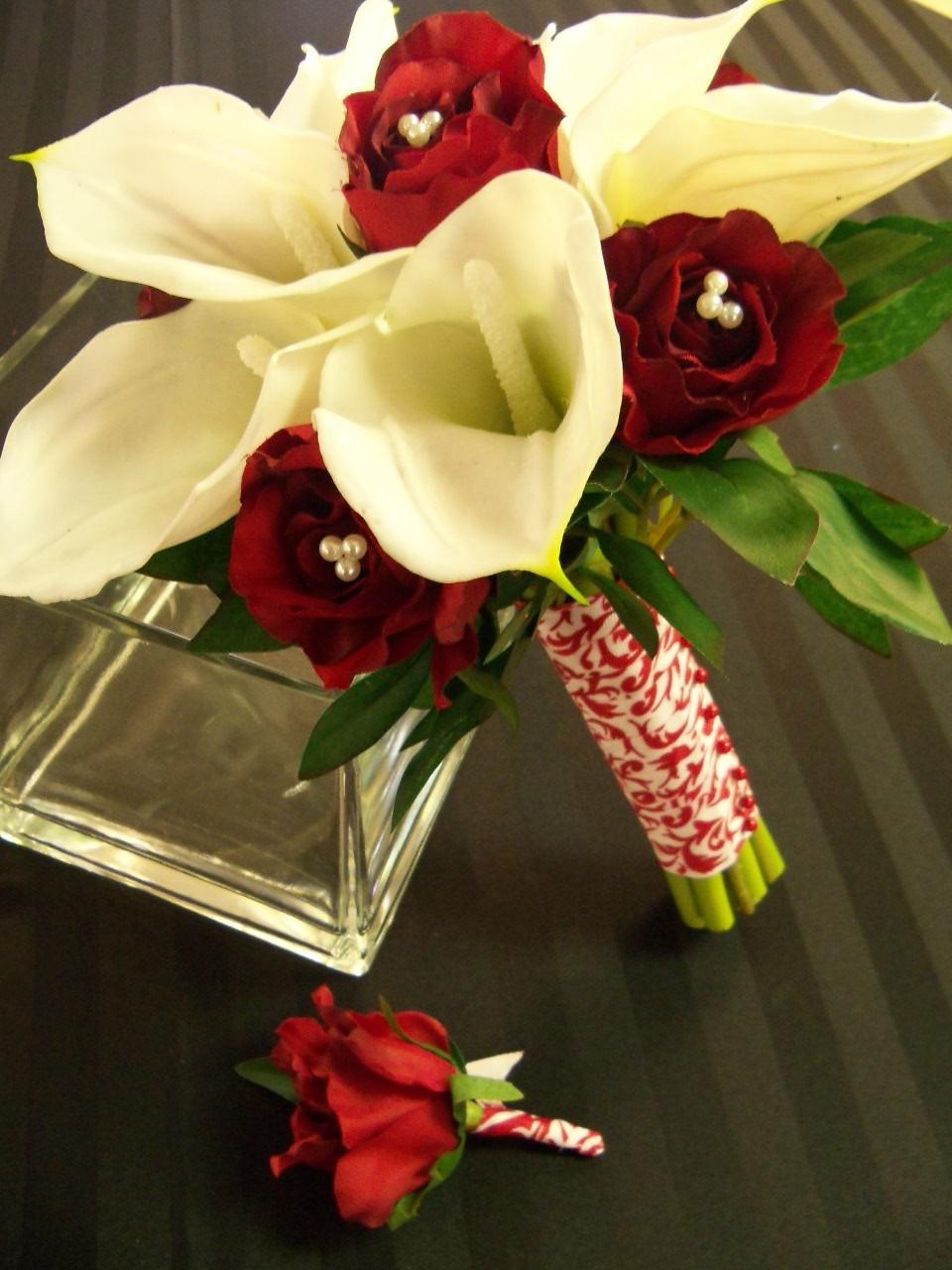 SALE - White Calla Lily and