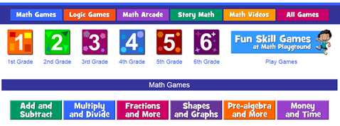 Math Games, Math Playground