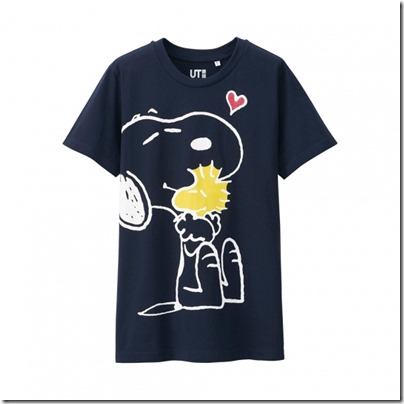 UNIQLO UT X Peanuts Movie Women Short Sleeve Graphic T-Shirt 15