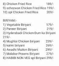 Habibi Food Court menu 3