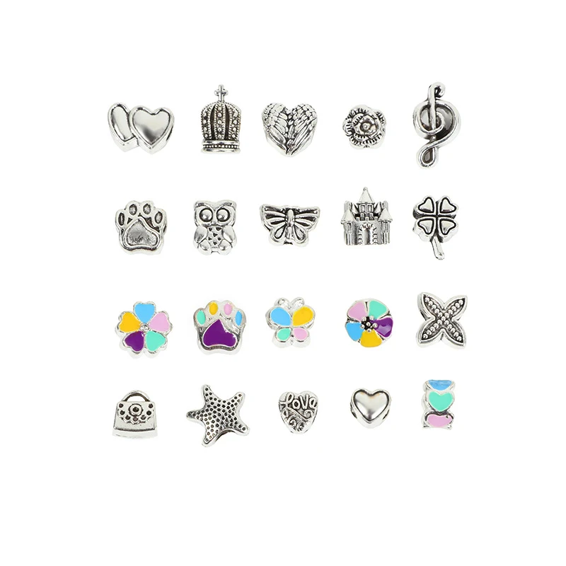 Conjunto de presente de pulseira DIY infantil com contas de furo grande de cristal Crie pulseiras personalizadas e divirta-se com este kit de artesanato.