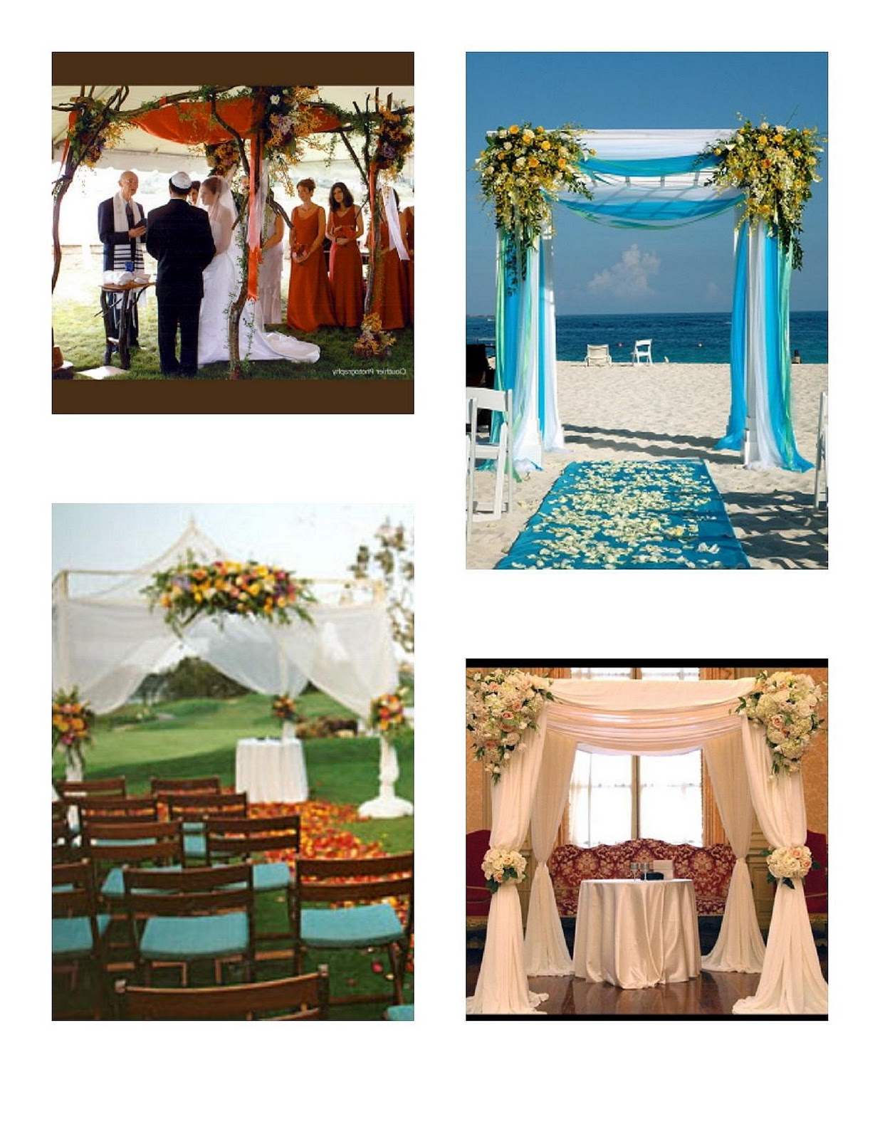 Chuppah Canopy Wedding Floral