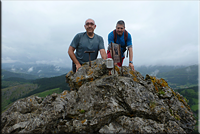 Garaio mendiaren gailurra 574 m.  --  2016ko ekainaren 18an