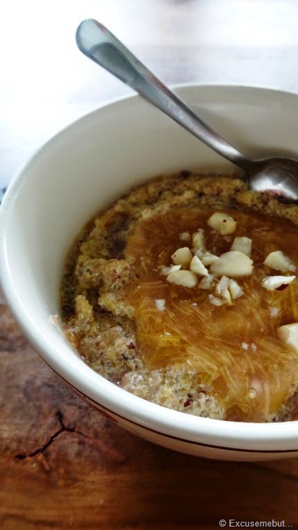 Rhuburb Quinoa Breakfast