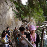 busy day on the cliffwalk in North Vancouver, Canada 