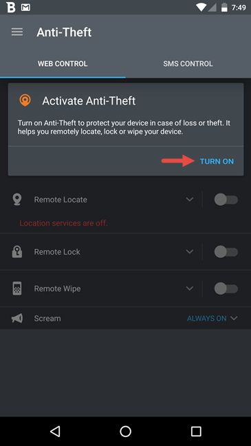 Bitdefender, Mobile Security, 2016, Android, ค้นหา, สมาร์ทโฟน, แท็บเล็ต, Anti-Theft