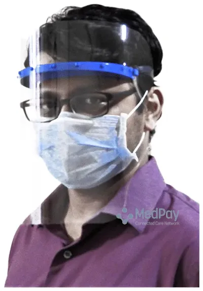 Bendable Reusable Protective Face Shield - 1