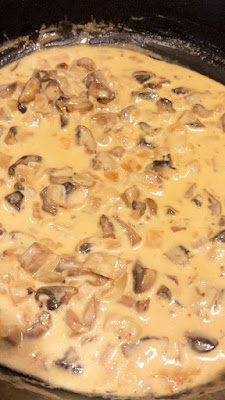 Easy Mushroom White Wine Cream Sauce Recipe - add the wine and let the mushroom absorb it, then add the cream and let thicken