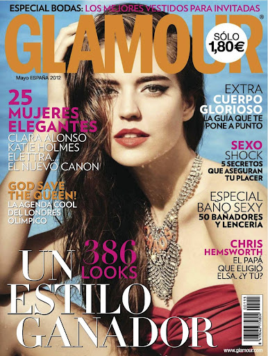 Glamour España, mayo del 2012  - Clara Alonso