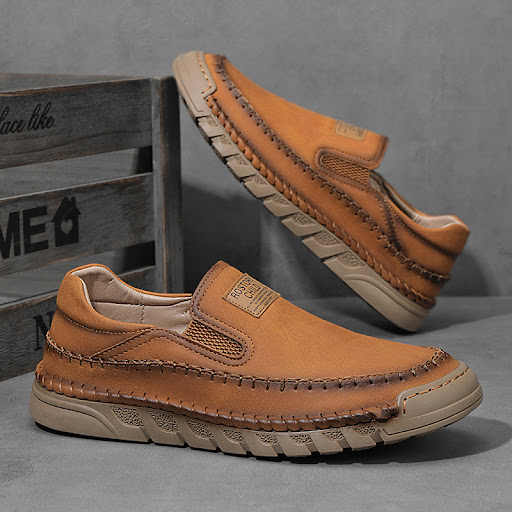 Title 5, Mens Leather Shoes Hand-stitched Casual. Exper...