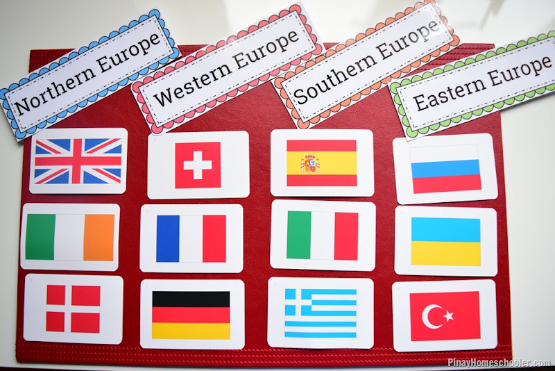 Europe Continent Study: Flags