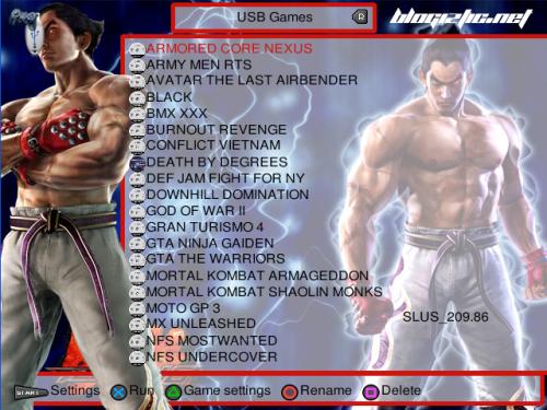 kazuya Download Gratis Free Full Lengkap Open PS2 Loader OPL versi 0.8 Terbaru Update PlayStation 2 Keren Bagus Kartun Anime RAR ZIP Cara Trik Tips Mengganti Tema Theme Skin Game