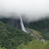 Waterval gezien vanuit de Flåmsbana.