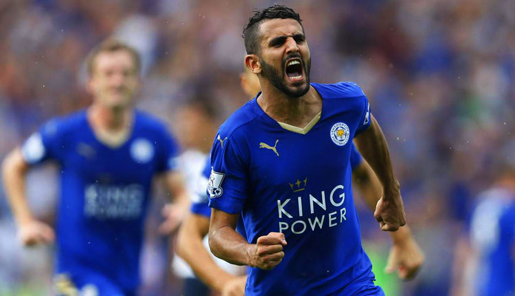 Riyad Mahrez, jugador del Leicester City en la Premier League