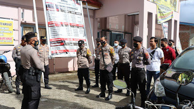 Polres Soppeng Kerahkan Personil Amankan PAW Kepala Desa di Soppeng