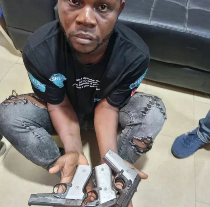 Robbery Gang Leader "Odogwu" Arrested In Lagos  (Photos)
