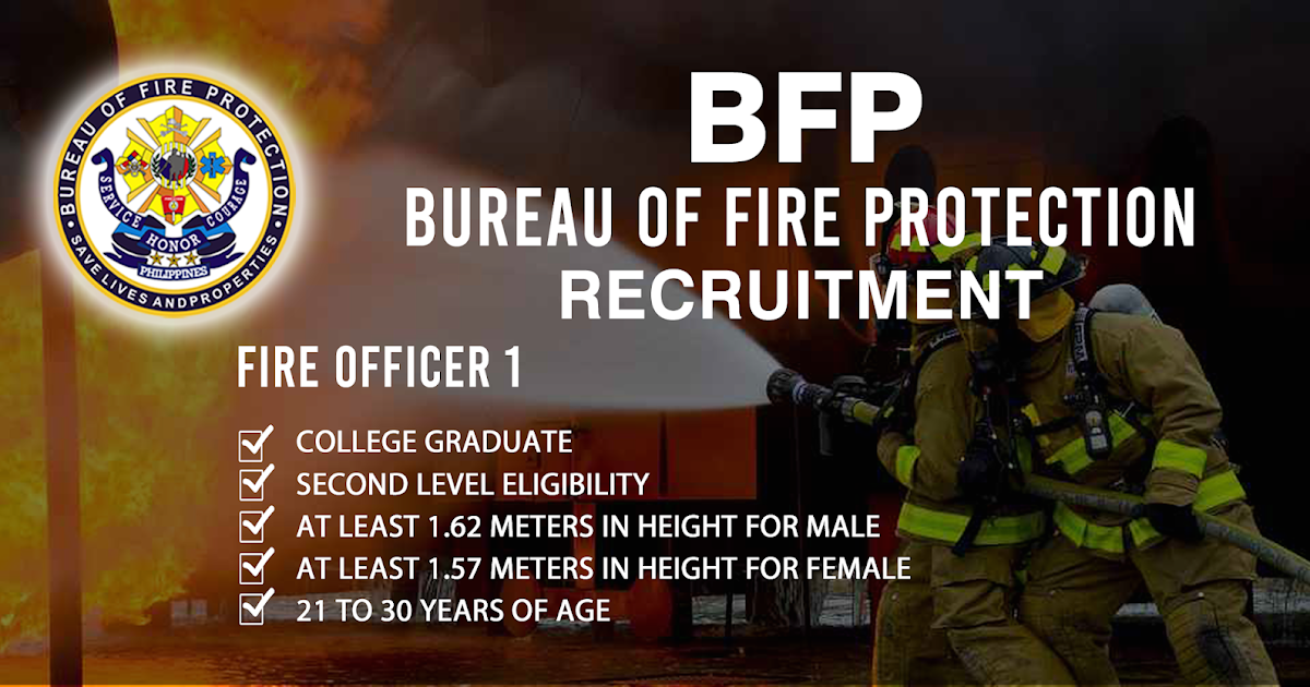 bfp sample application letter for fire officer 1 philippines