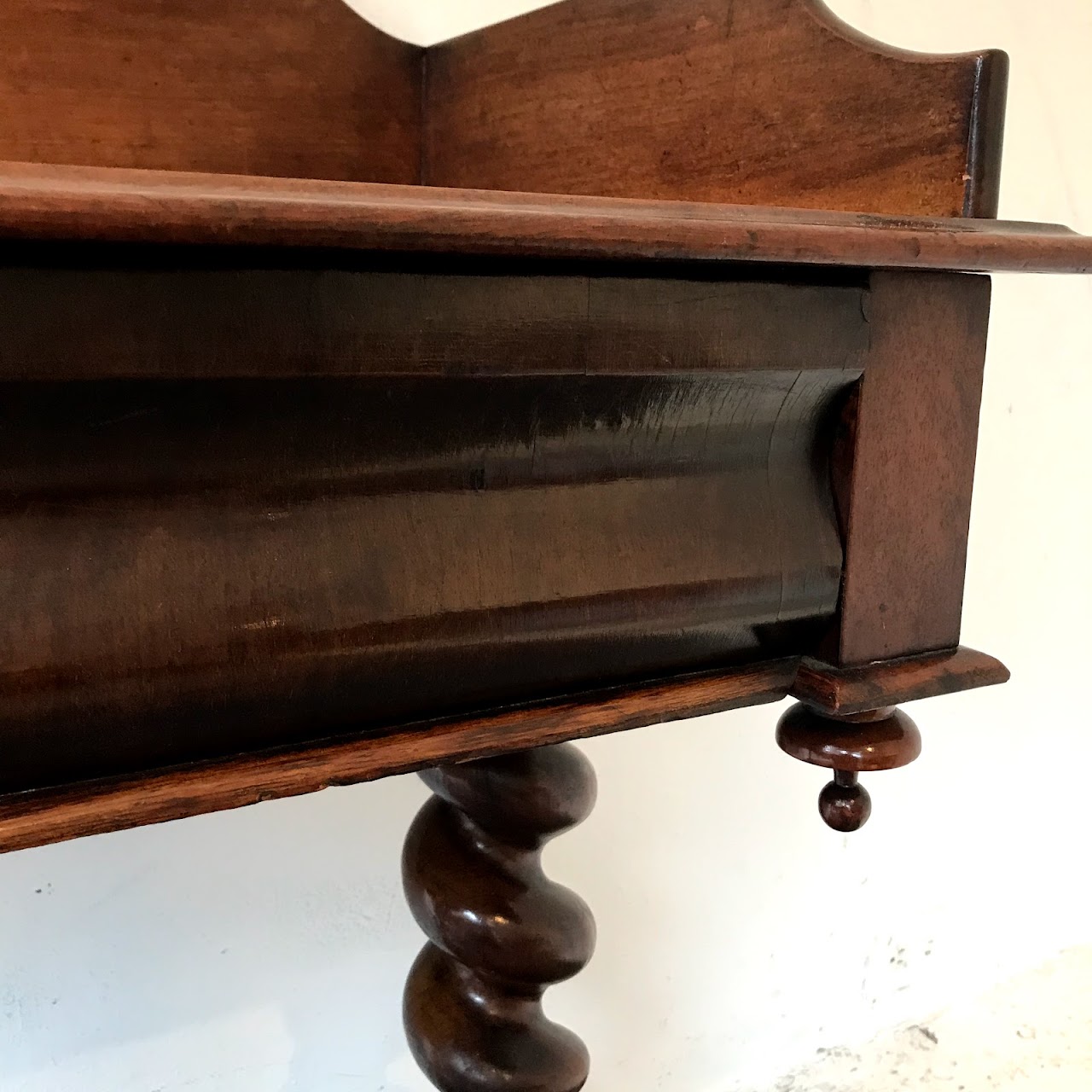 Mahogany Barley Twist Desk