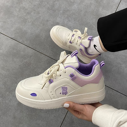 Title 4, Thick Soled White Shoes Female Students All Mat...