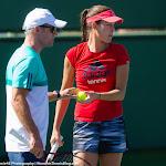 INDIAN WELLS, UNITED STATES - MARCH 10 : Ana Ivanovic in action at the 2016 BNP Paribas Open INDIAN WELLS, UNITED STATES - MARCH 10 : Ana Ivanovic at the 2016 BNP Paribas Open