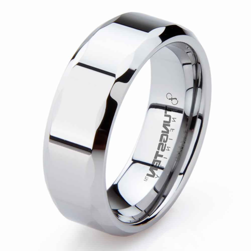 8 mm Mens tungsten carbide