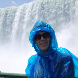 Aubrey at the base of Horseshoe Falls. We got soaked!!