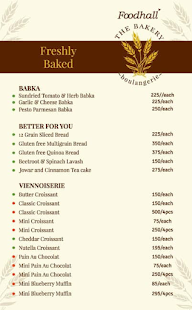 Bakery By Foodhall menu 2