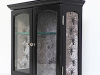 Fine Looking Gothic Home Decor Display Wall Cabinet Curio