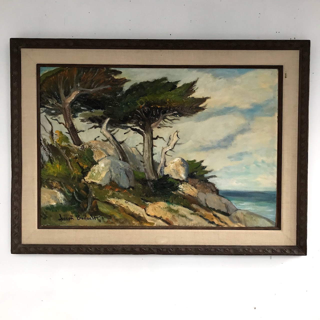 Joseph Hastings Bennett Signed Landscape Oil