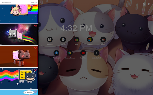 Nyan Cat New Tab Theme