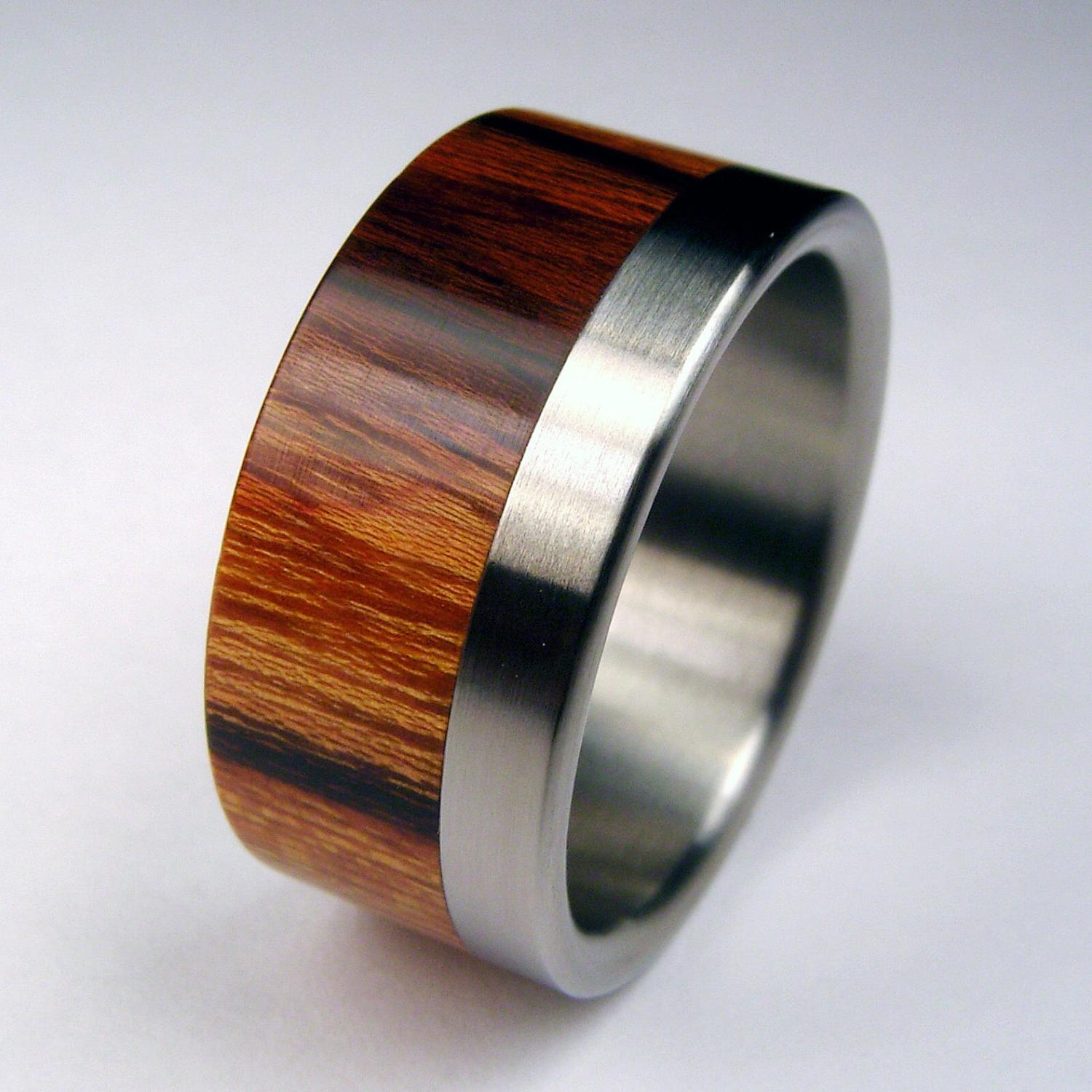 mens black wedding bands