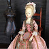 New doll is ready , 17 &quot; Queen Anne doll on court dress