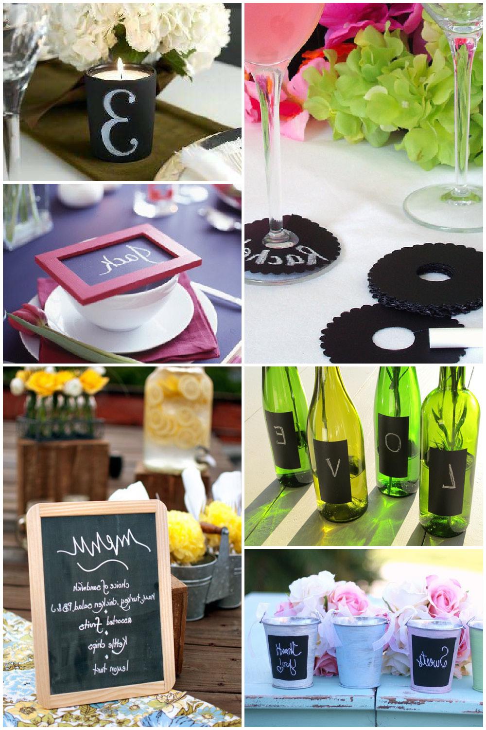 chalkboard party wedding ideas