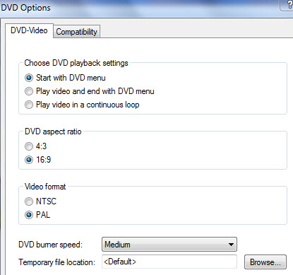 Créateur de DVD Windows