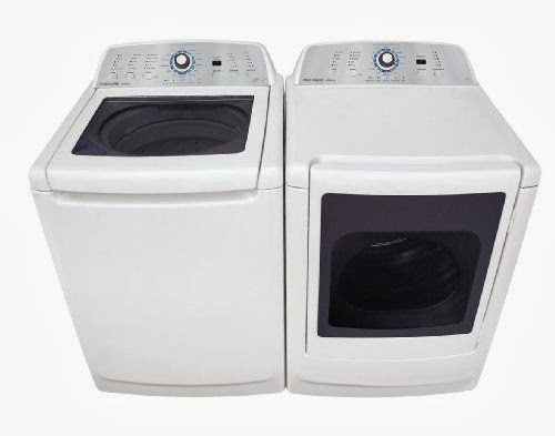  Frigidaire Top Load Washer  &  GAS Dryer Laundry Set FAHE4044MW_FARG4044MW