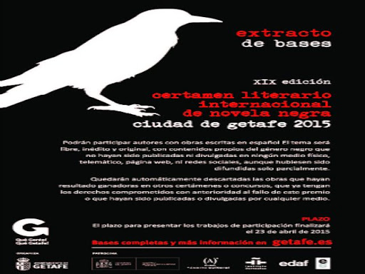 254 Novelas participan en la XIX Edición Certamen Literario de Novela Negra Ciudad de Getafe