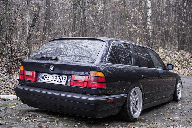 BMW E34 Touring. (STANCE)