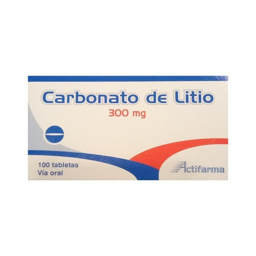 //Carbonato de Litio 300mg Blister 10Tabletas Actifar Actifarma