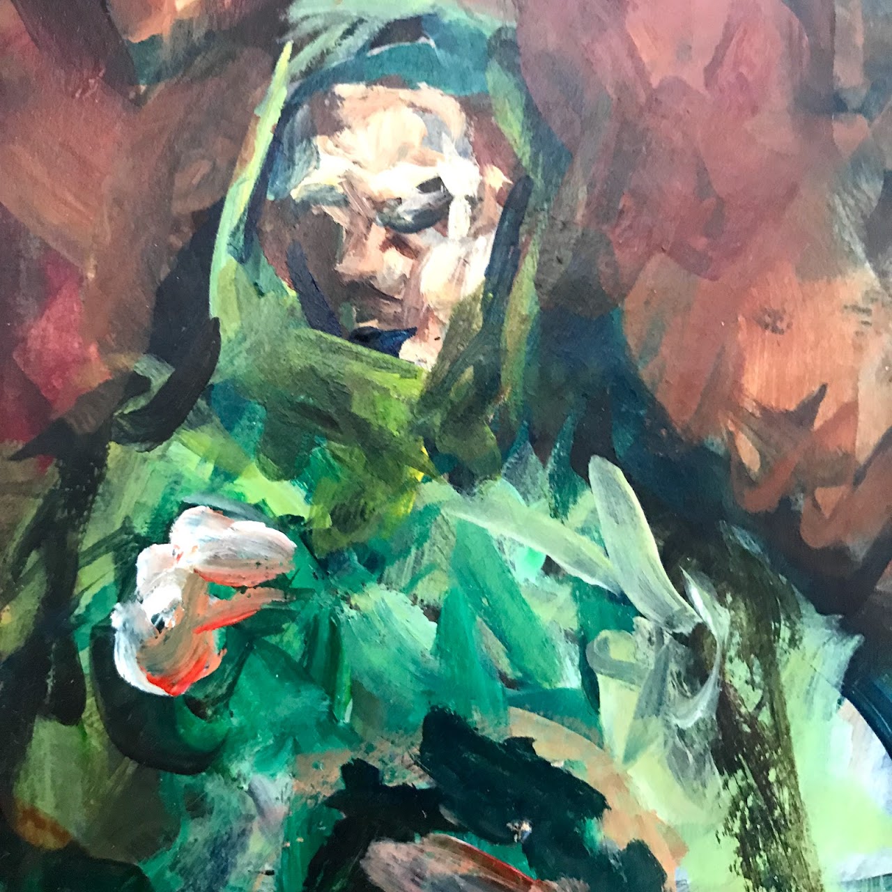 Max Schumann 'Imagine' Painting